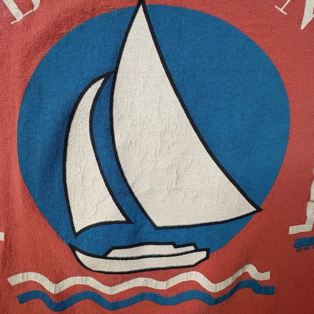 VTG Signal Sports Men's XL Pink Branson Missouri Sailboat Graphic T SEE DESCRIPT - Picture 5 of 12